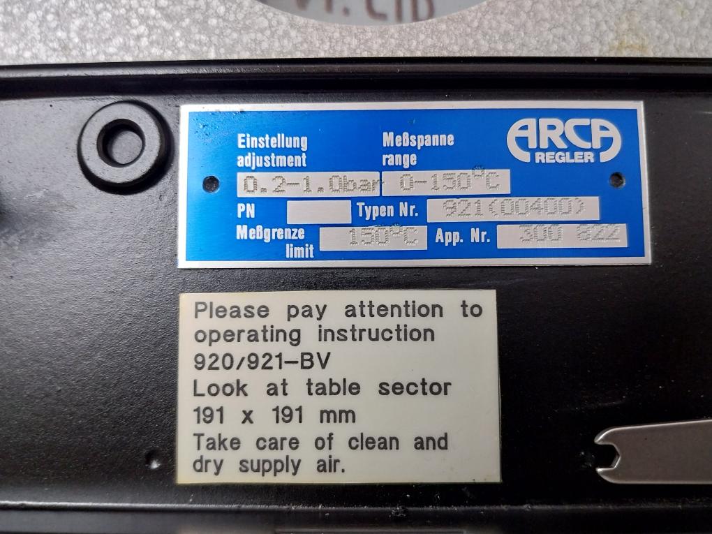 Arca Regler 921(00400) Measuring Element Controller