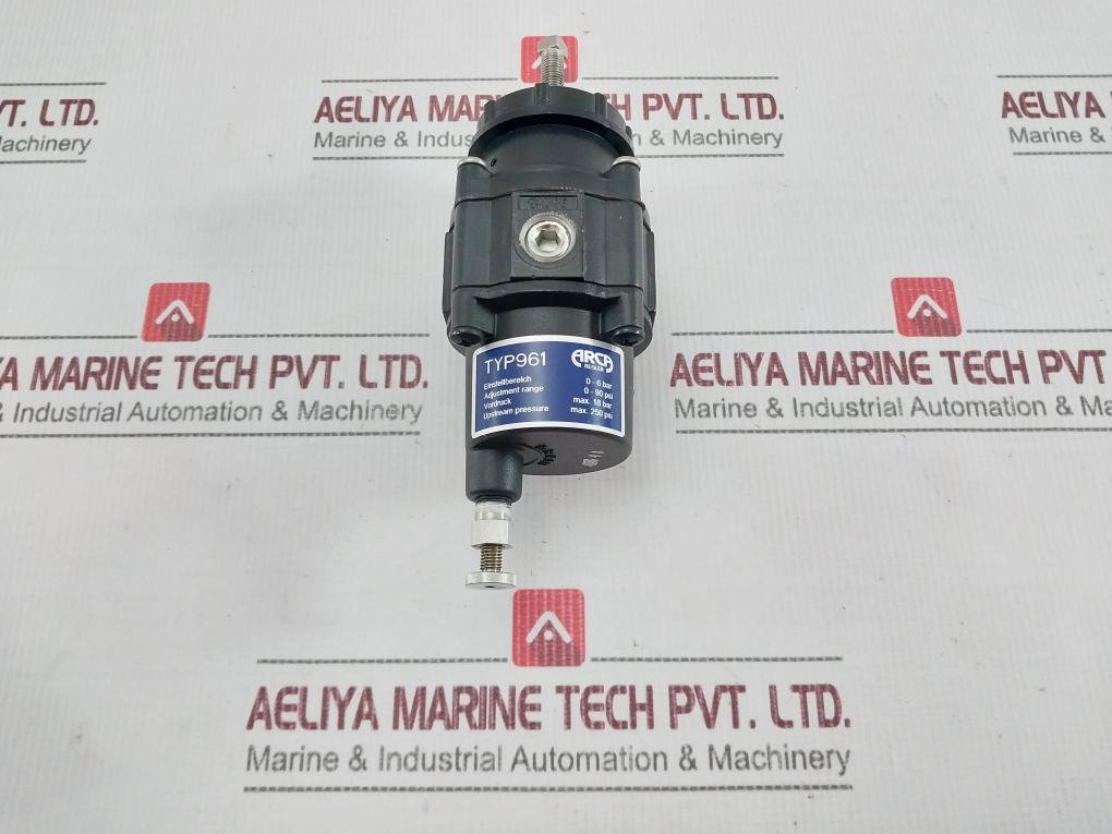 Arca Regler 961 Safety Valve 0-6 Bar Max 250 Psi