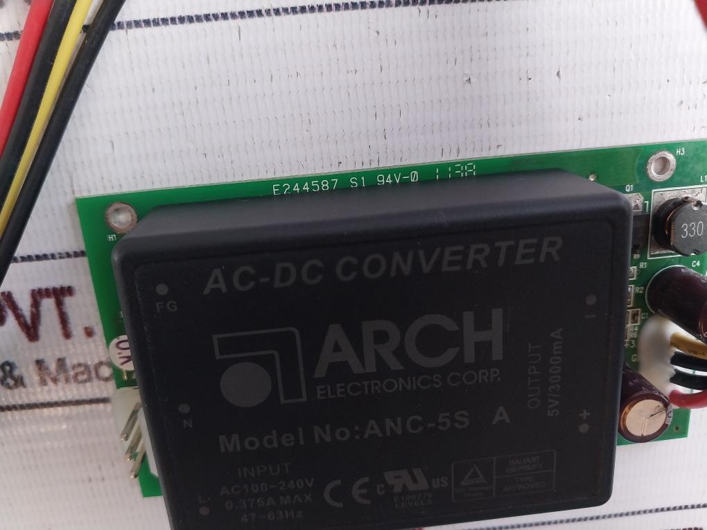 Arch Electronics Anc-5S A Ac-dc Converter W/ Se5Xxx Power Module Board E244587