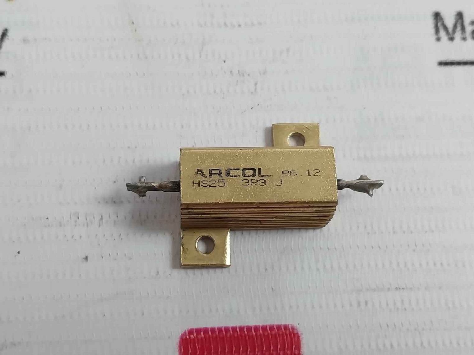 Arcol Hs25 3R3 J Wire Wound Chassis Mount Resistor