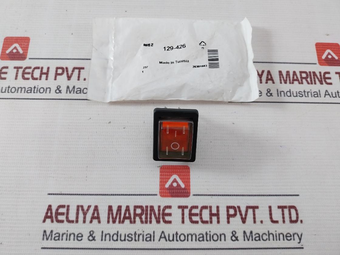 Arcolectric 129-426 Rocker Switch Panel Mount Lamp 230V