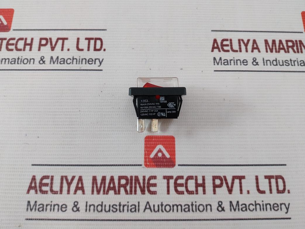 Arcolectric 129-426 Rocker Switch Panel Mount Lamp 230V