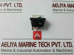Arcolectric C1353Al Rocker Switch-splashproof Dpst Green T83