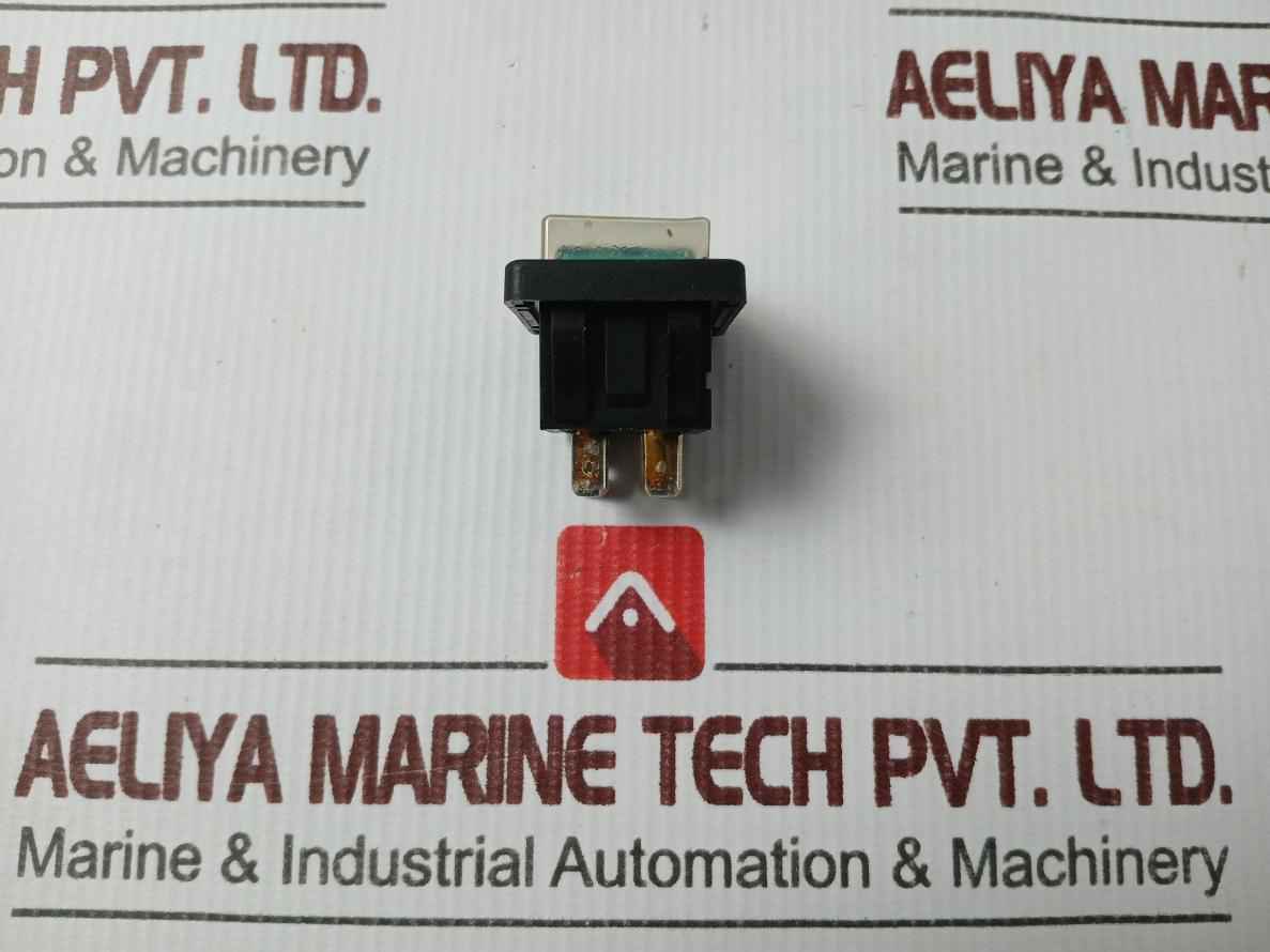 Arcolectric C1353Al Rocker Switch-splashproof Dpst Green T83