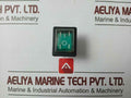 Arcolectric C1353Al Rocker Switch-splashproof Dpst Green T83