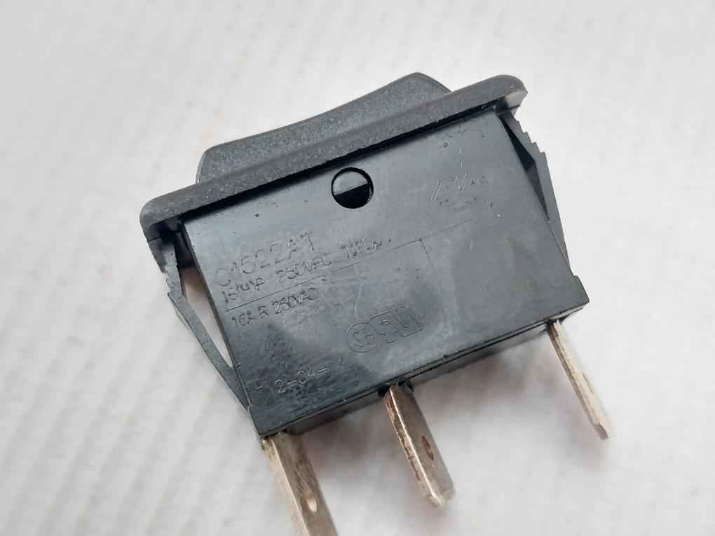 Arcolectric C1522At Rocker Switch 16A R 250Vac