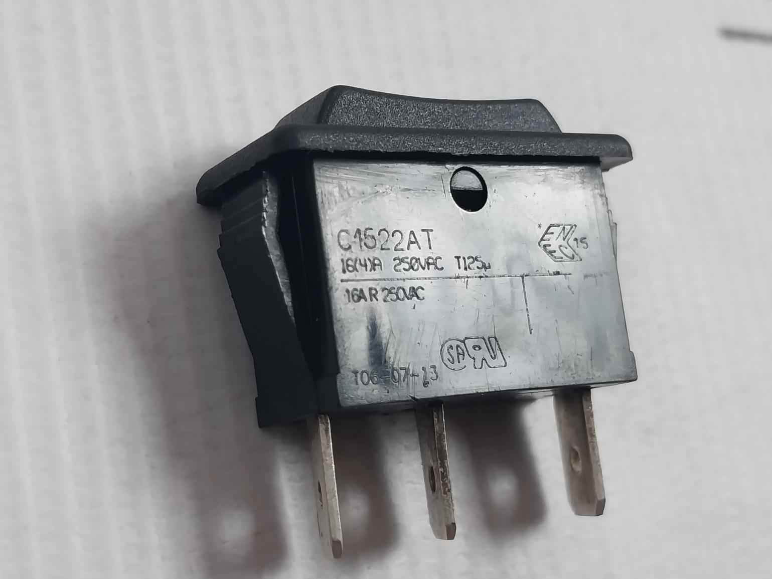 Arcolectric C1522at Rocker Switch 250vac