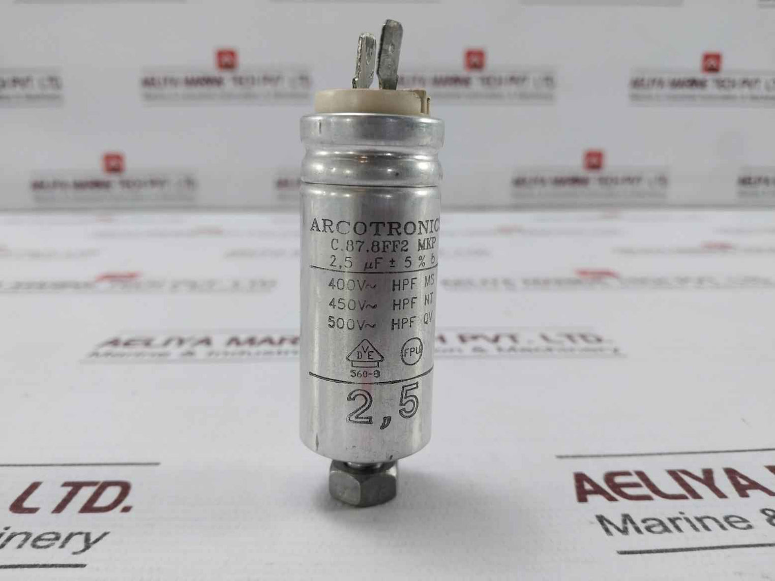 Arcotronics C.87.8Ff2 Mkp Electrolytic Capacitor 2,5 µF ± 5% B