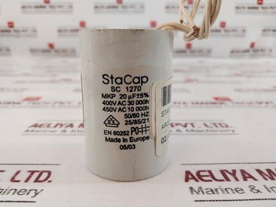 Arcotronics Sc 1270 Start Capacitor Mkp 20µF±5% 50/60 Hz