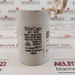 Arcotronics Sc 1270 Start Capacitor Mkp 20µF±5% 50/60 Hz