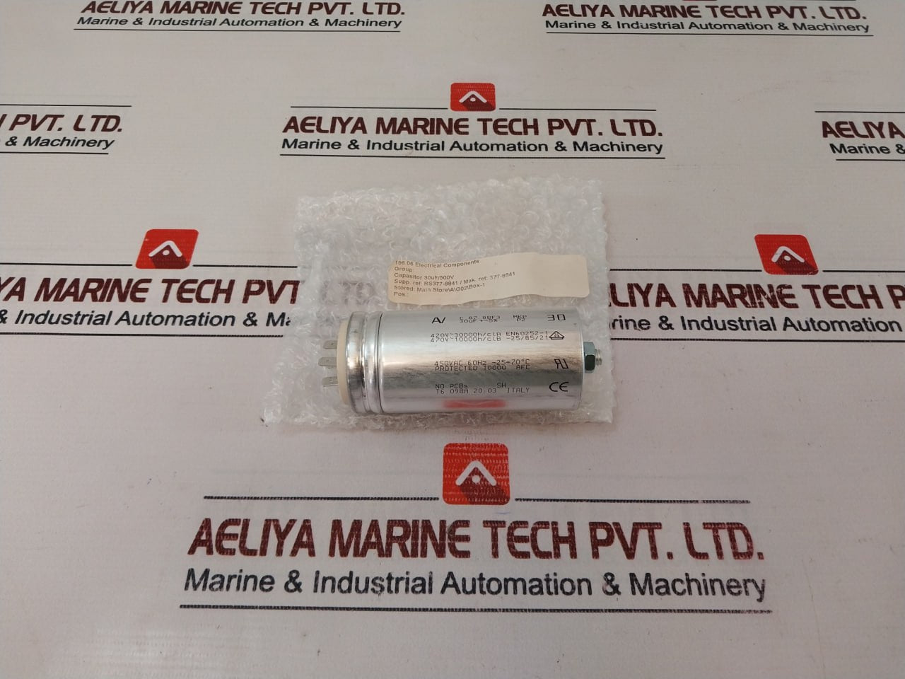 Arcotronics C.87.8BF3 Capacitor 450V AC