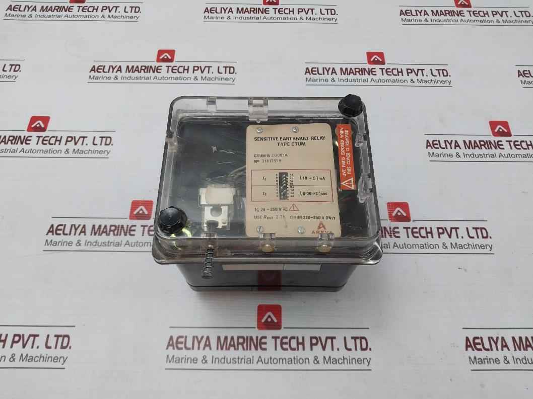 Areva Ctum 15 Zg001A Sensitive Earth Fault Relay 24-250V 10Ma