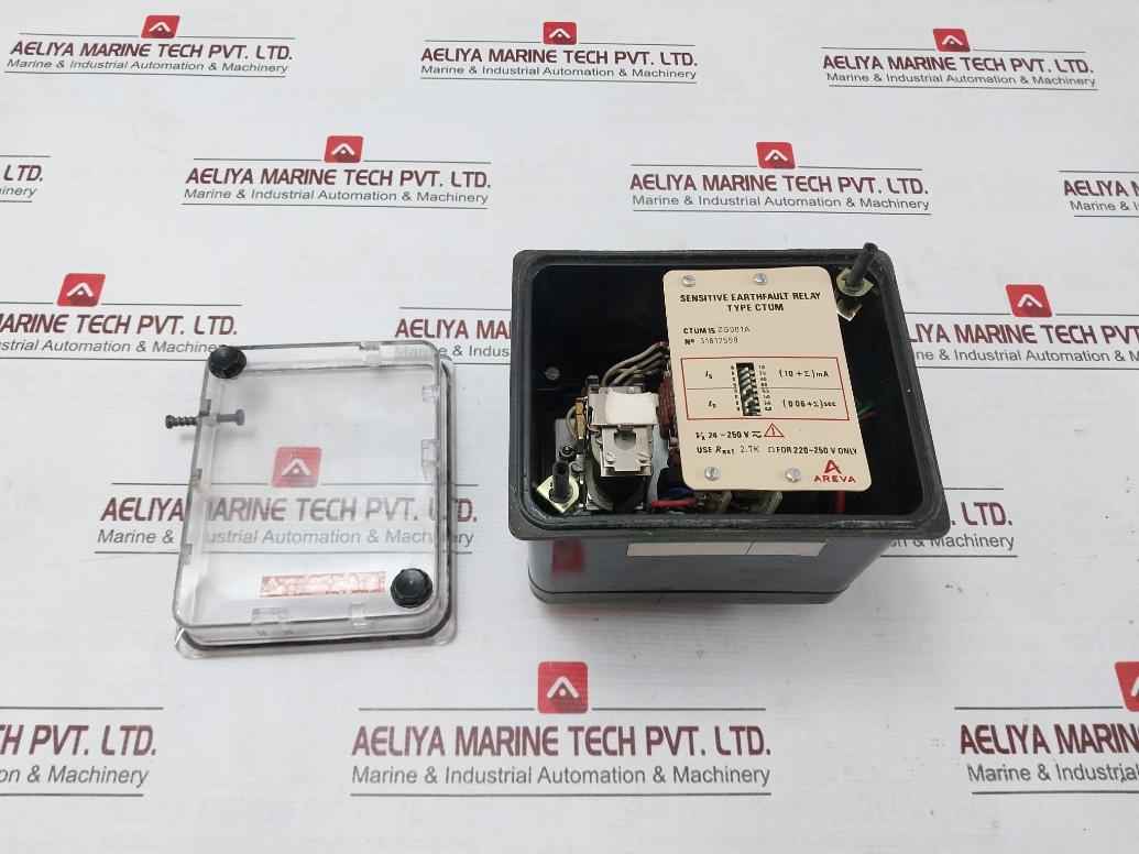 Areva Ctum 15 Zg001A Sensitive Earth Fault Relay 24-250V 10Ma