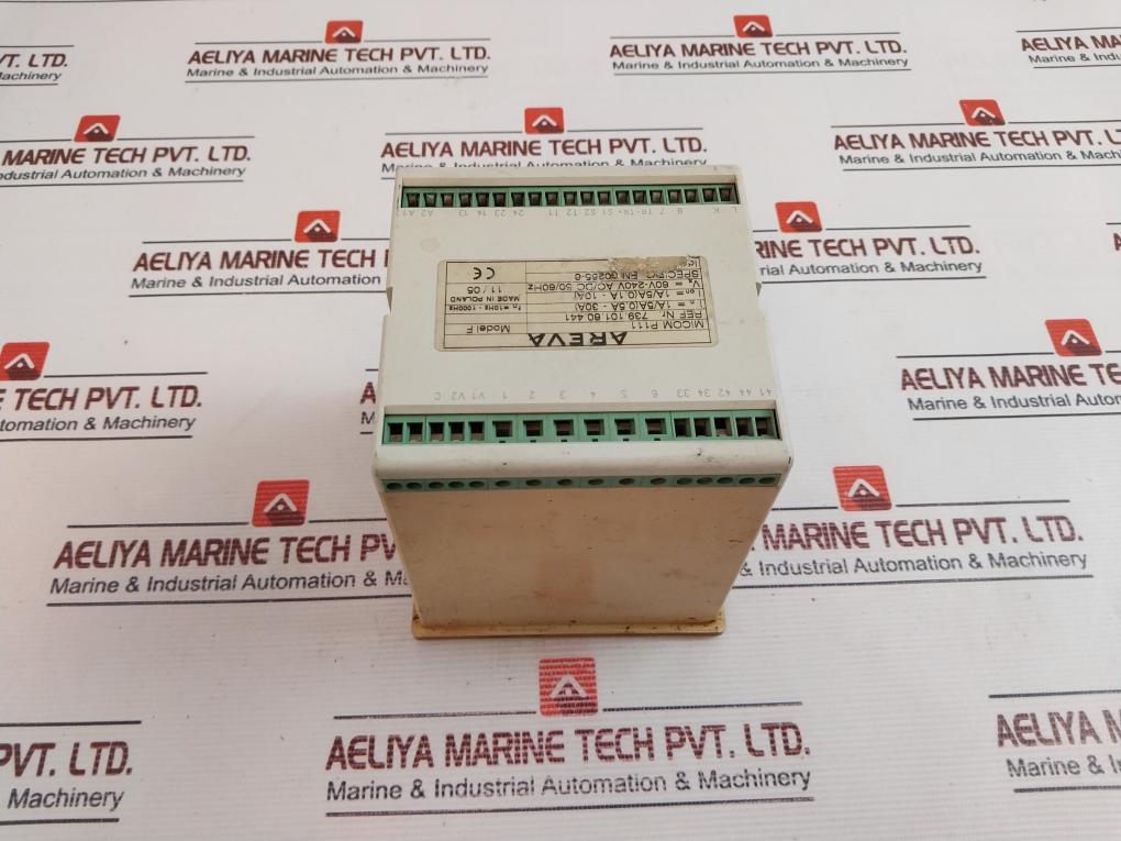 Areva Micom P111 Model F Current And Earth Fault Protection Relay