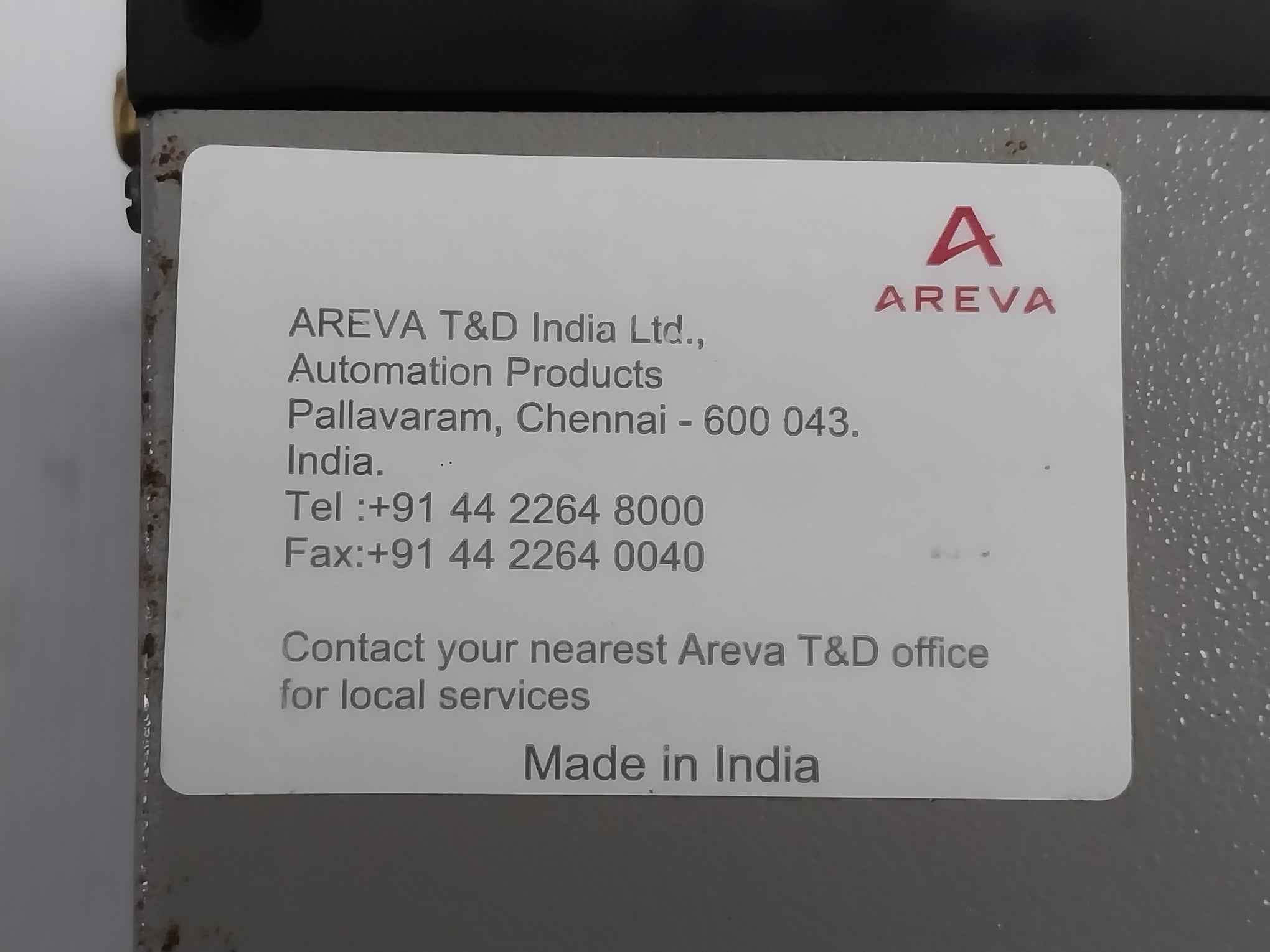 Areva Mvaj205La1002A Control Relay Vx 220-250V 31753039