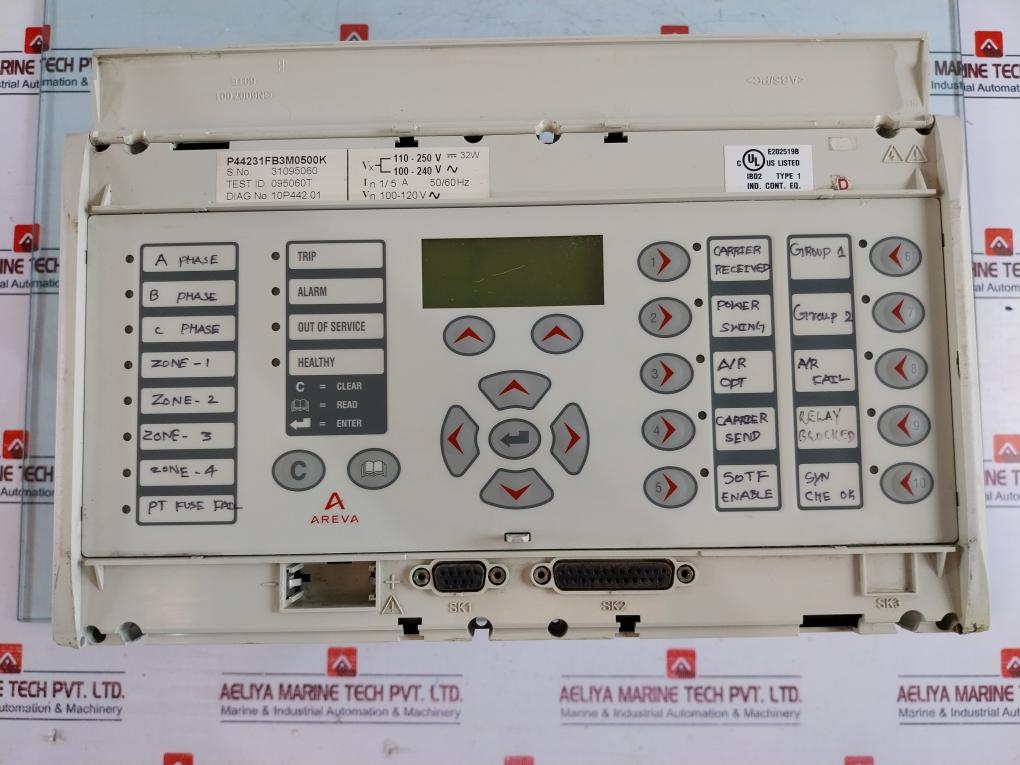 Areva P44231fb3m0500k Full Scheme And High Performance Distance Protection Relay