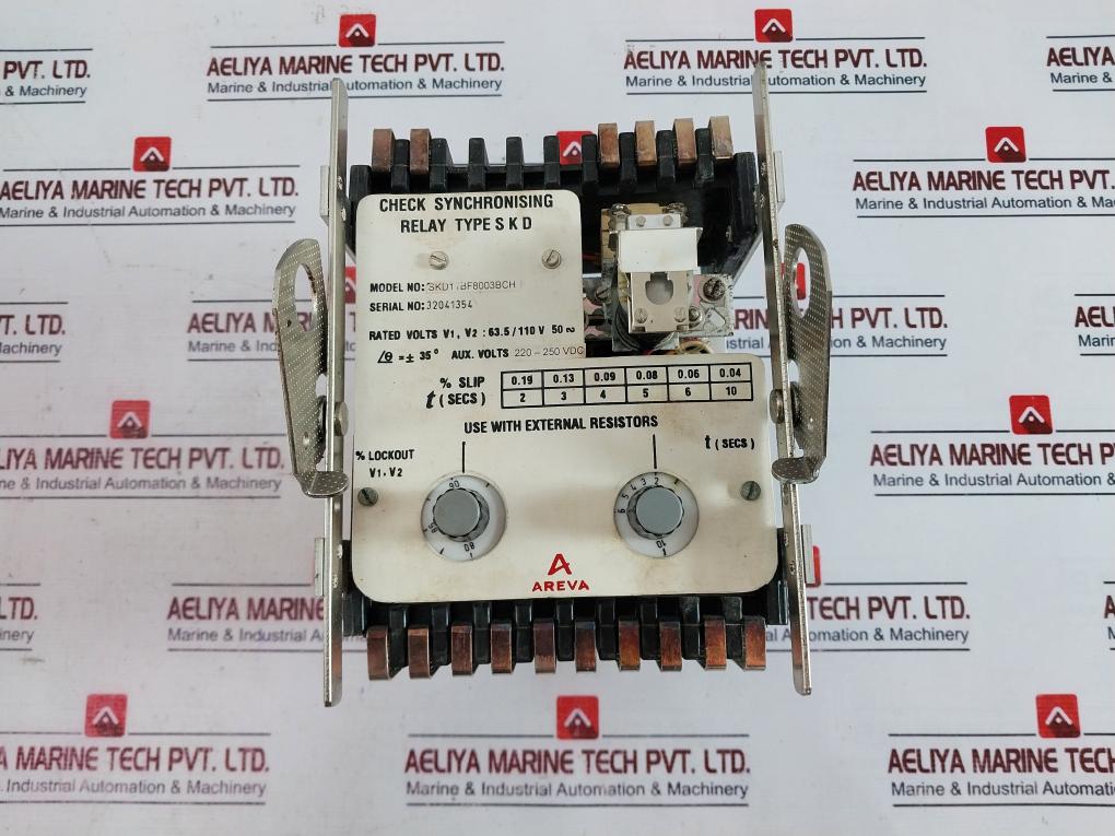 Areva Skd11bf8003bch Check Synchronising Relay 63.5/110v 50hz 220-250vdc