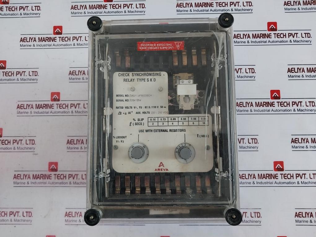 Areva Skd11bf8003bch Check Synchronising Relay 63.5/110v 50hz 220-250vdc