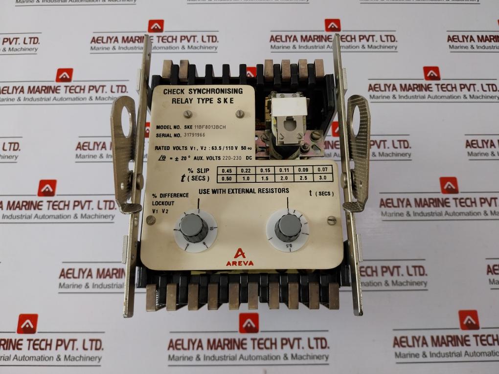 Areva Ske 11Bf8013Bch Check Synchronising Relay 63.5/110V 220/230V Dc