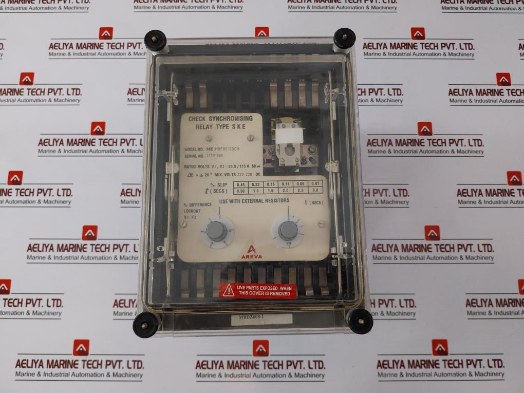 Areva Ske 11Bf8013Bch Check Synchronising Relay 63.5/110V 220/230V Dc