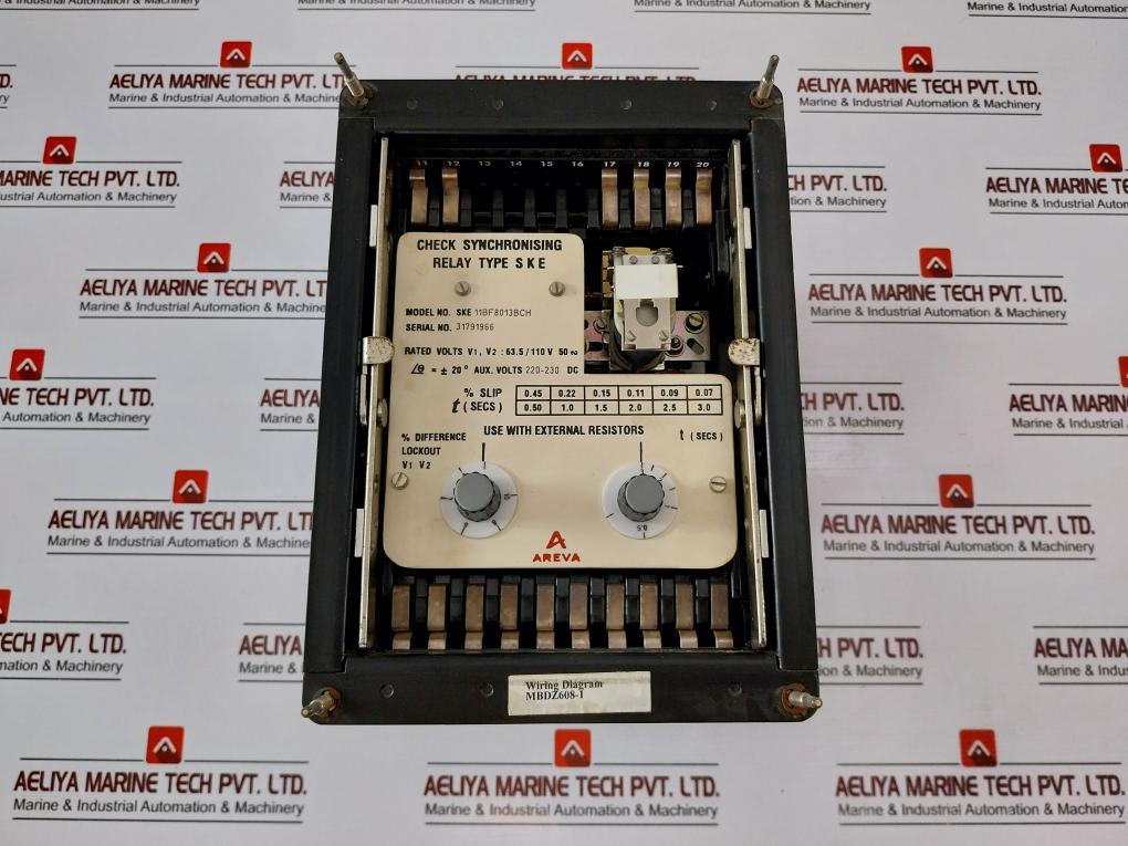 Areva Ske 11Bf8013Bch Check Synchronising Relay 63.5/110V 220/230V Dc