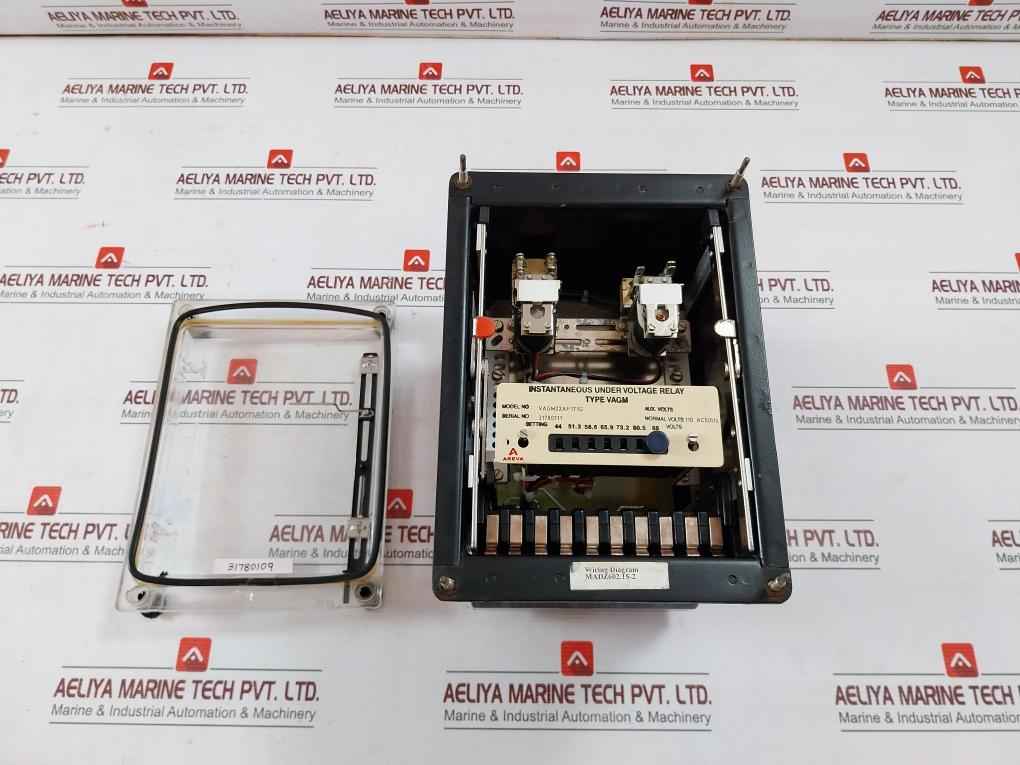 Areva Vagm22Af171G Instantaneous Under Voltage Relay 110Ac 50Hz
