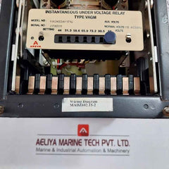 Areva Vagm22Af171G Instantaneous Under Voltage Relay 110Ac 50Hz