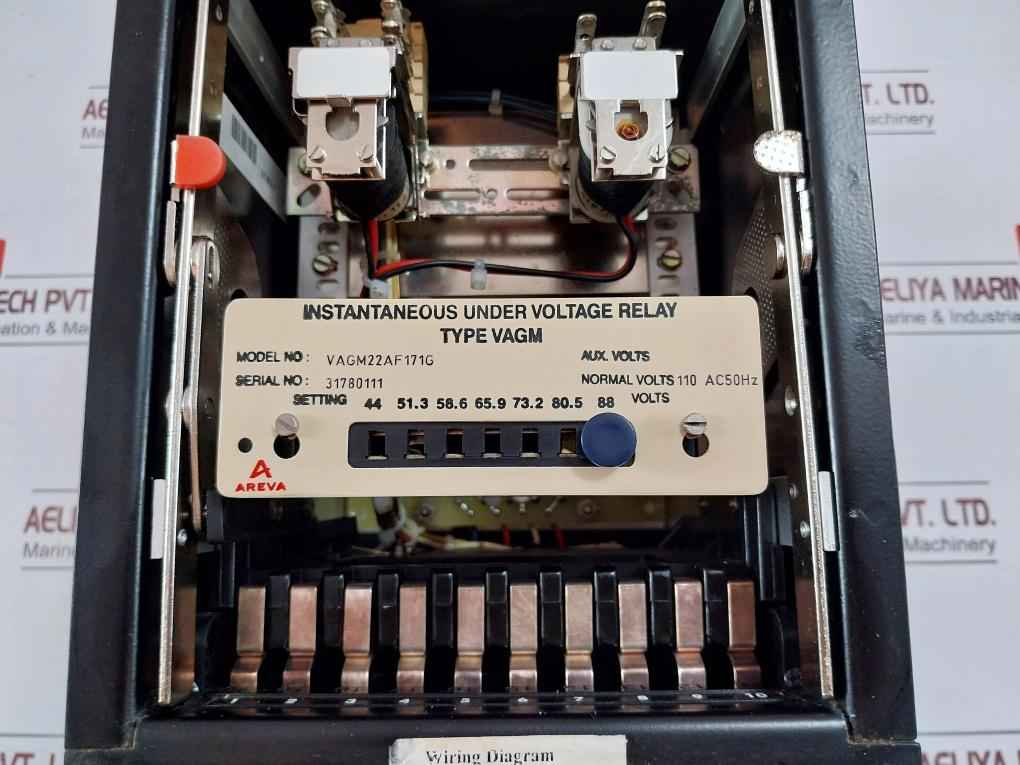 Areva Vagm22Af171G Instantaneous Under Voltage Relay 110Ac 50Hz