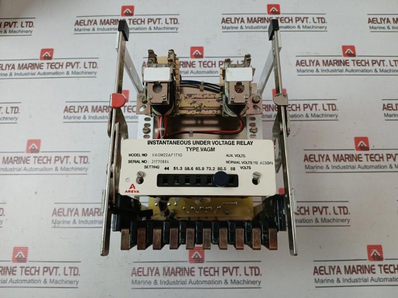 Areva Vagm22Af171G Instantaneous Under Voltage Relay 110V Ac 50Hz Mzg 0072-003A