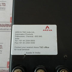Areva Vagm22Af171G Instantaneous Under Voltage Relay 110V Ac 50Hz Mzg 0072-003A