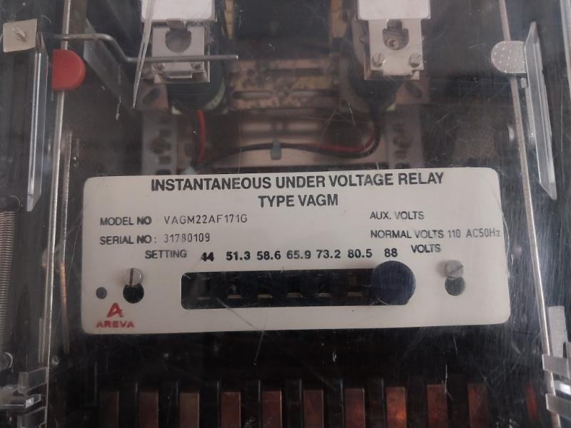 Areva Vagm22Af171G Instantaneous Under Voltage Relay Madz602.15-2 110Ac 50Hz