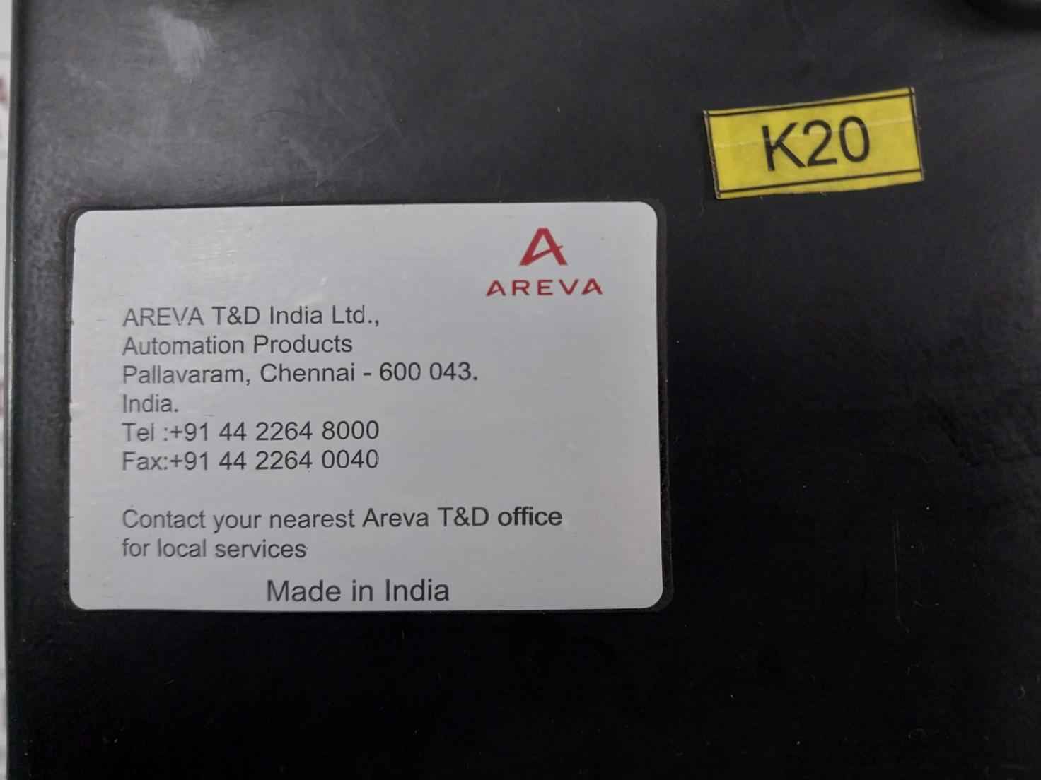 Areva Vajc11Bf1004Aba Voltage Control Relay Vajc Vx 220-250V