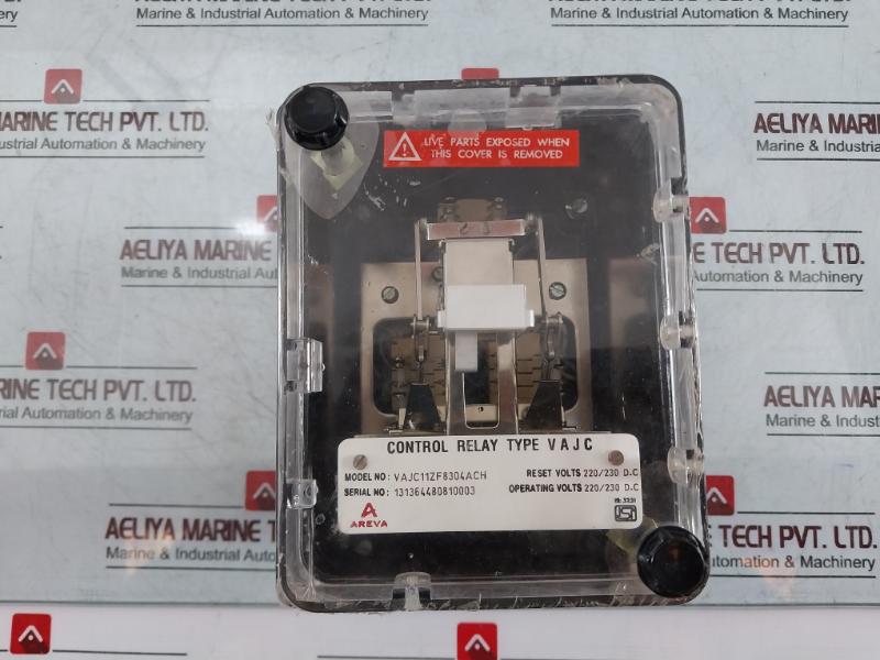 Areva Vajc11Zf8304Ach Control Relay, 220/230V Dc R.I.P. Rza 0005608