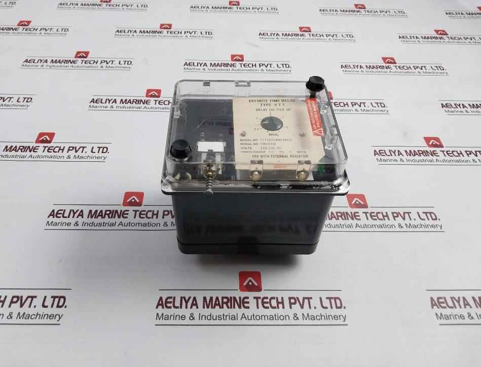 Areva Vtt00Zg8053Bch Definite Time Relay 220-230 Dc 0.5-5 Sec