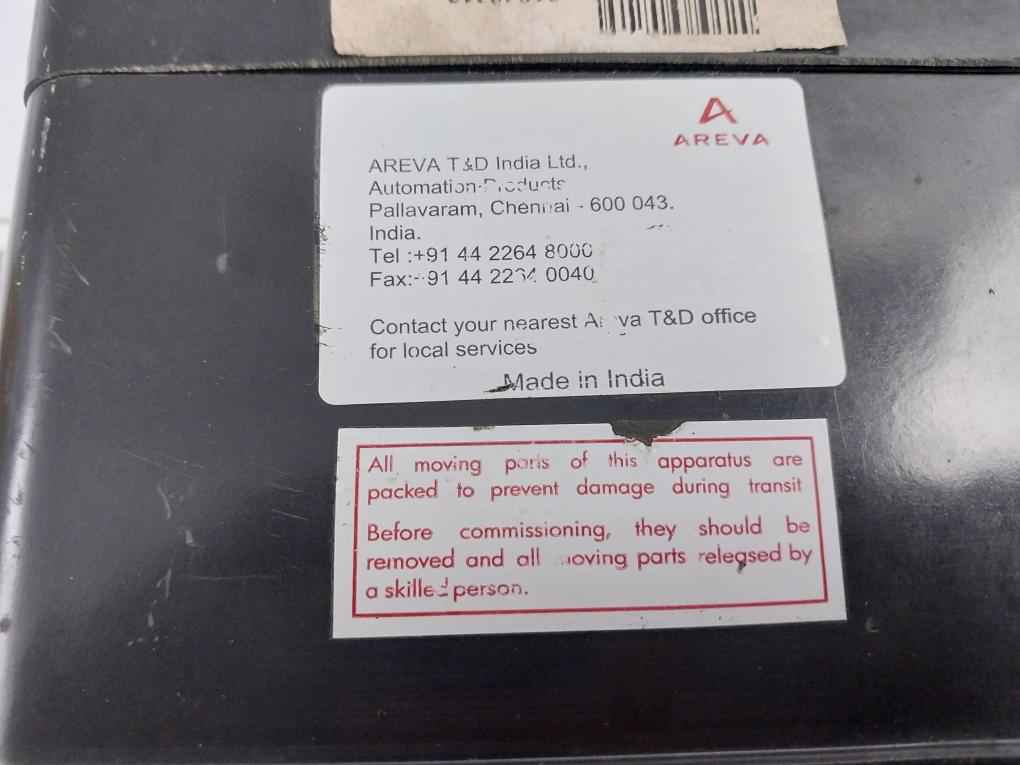 Areva Vtt00Zg8053Bch Definite Time Relay 220-230 Dc 0.5-5 Sec