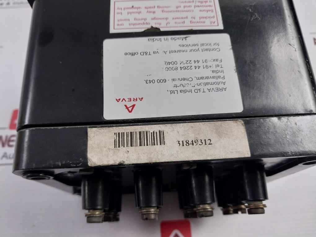 Areva Vtt00Zg8053Bch Definite Time Relay 220-230 Dc 0.5-5 Sec