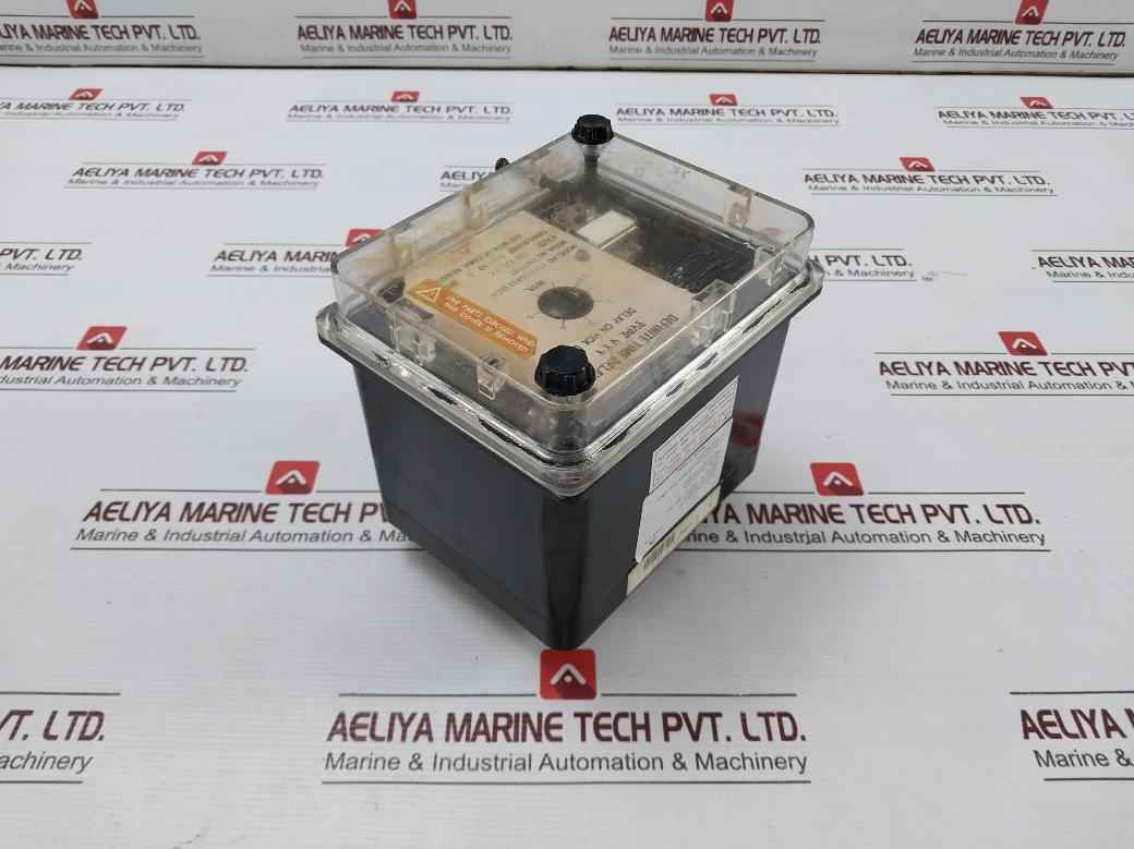 Areva Vtt11Zg8053Bch Definite Time Relay 220-230 Dc 0.5-5 Sec