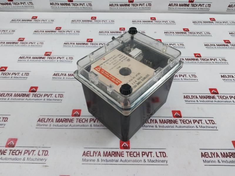 Areva Vtt11Zg8153Bch Definite Time Relay On Pick Up 220-230V Dc Timing 0.5-5 Sec