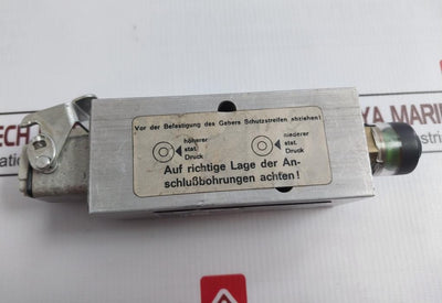 Argo Dg 028-30 Differential Pressure Switch 1.5 Bar 10A 380V 36L 100 Bar 60 Va