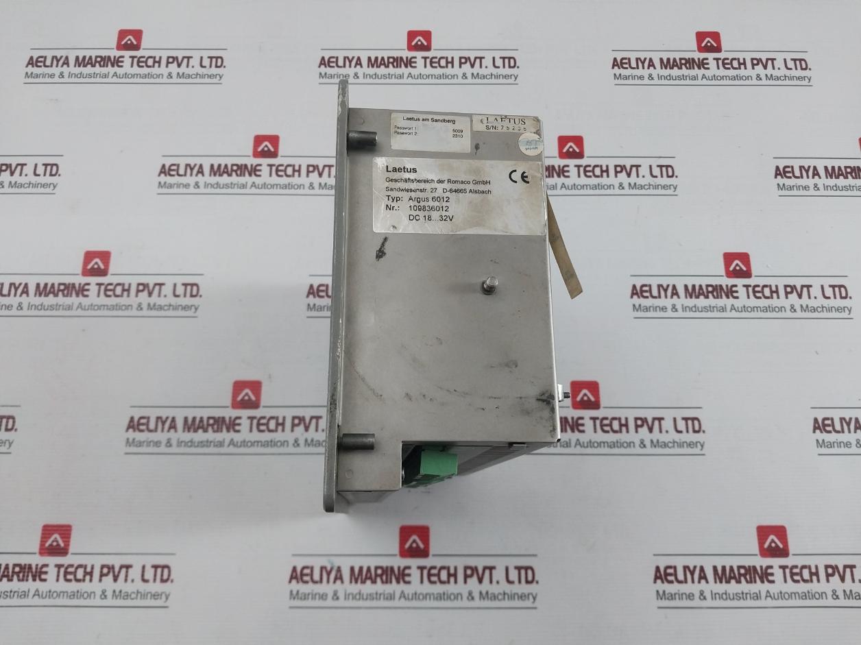 Argus 6012 Dc 18-32V Laetus Control Evaluation Unit