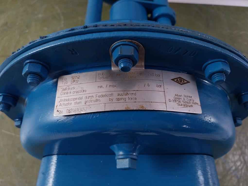 Ari Dp32 Pneumatic Actuator 0,80-2,40Bar 20Mm Min/ Max/6 Bar