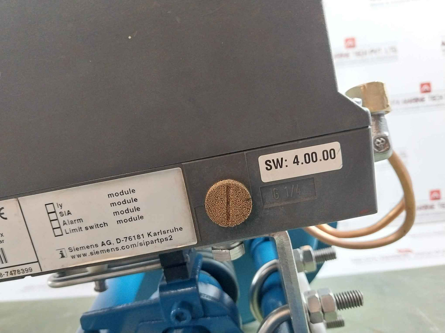 Ari Dp32 Pneumatic Actuator W/6Dr5310-0Ng00-0Aa0 Sipart Ps2 I/P Positioner