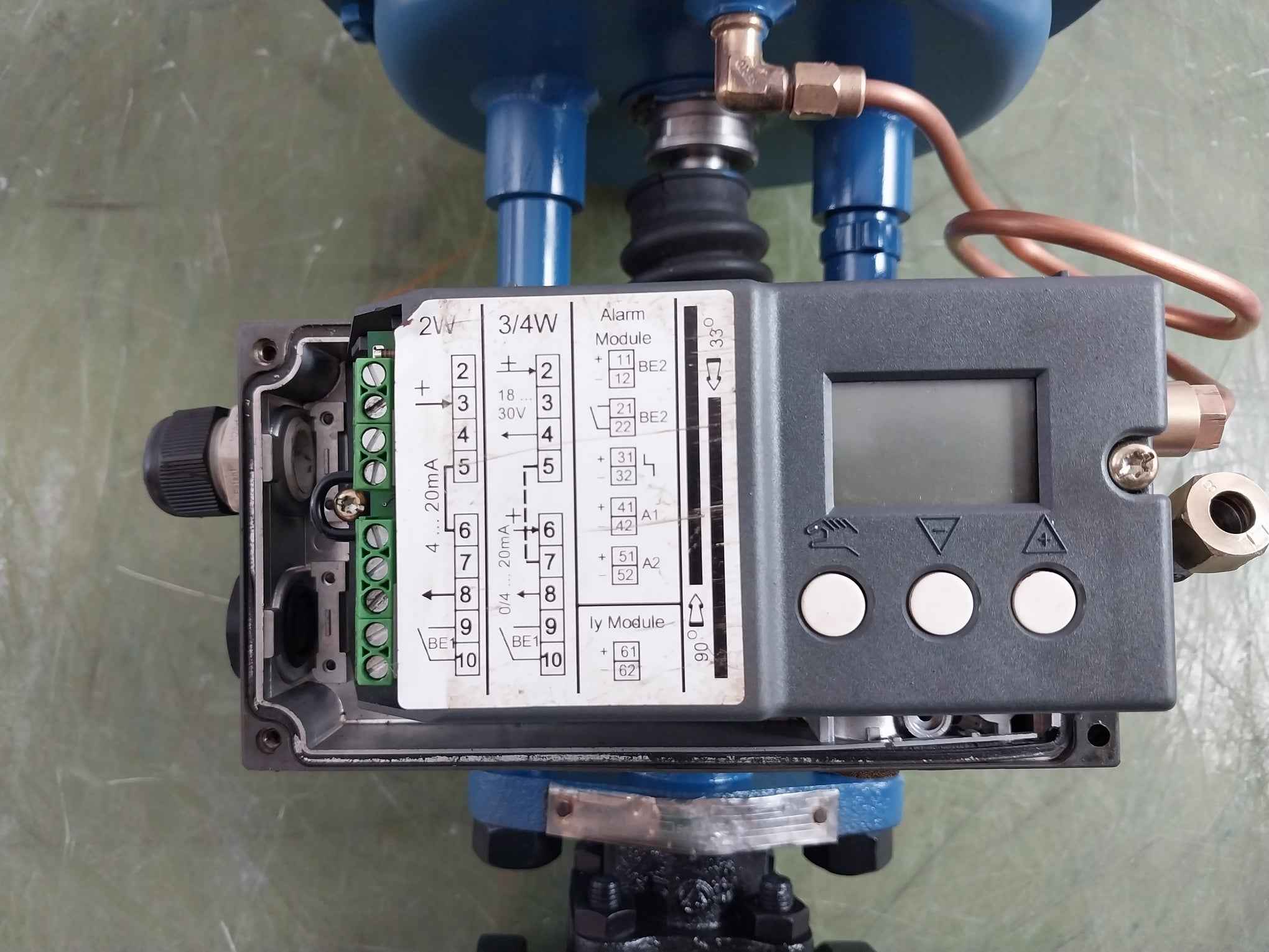 Ari Dp32 Pneumatic Actuator W/6Dr5310-0Ng00-0Aa0 Sipart Ps2 I/P Positioner