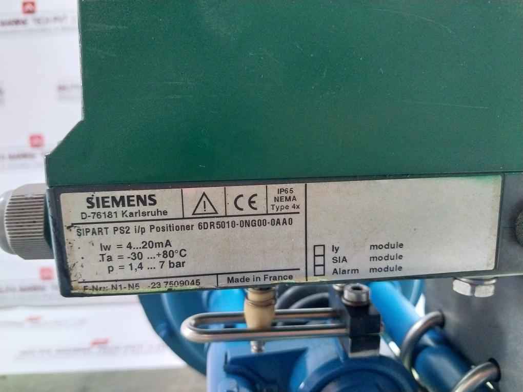 Ari Dp32 Pneumatic Actuator W/ Sipart Ps2 I/P Positioner 6Rd5010-0Ng00-0Aa0 Ip65