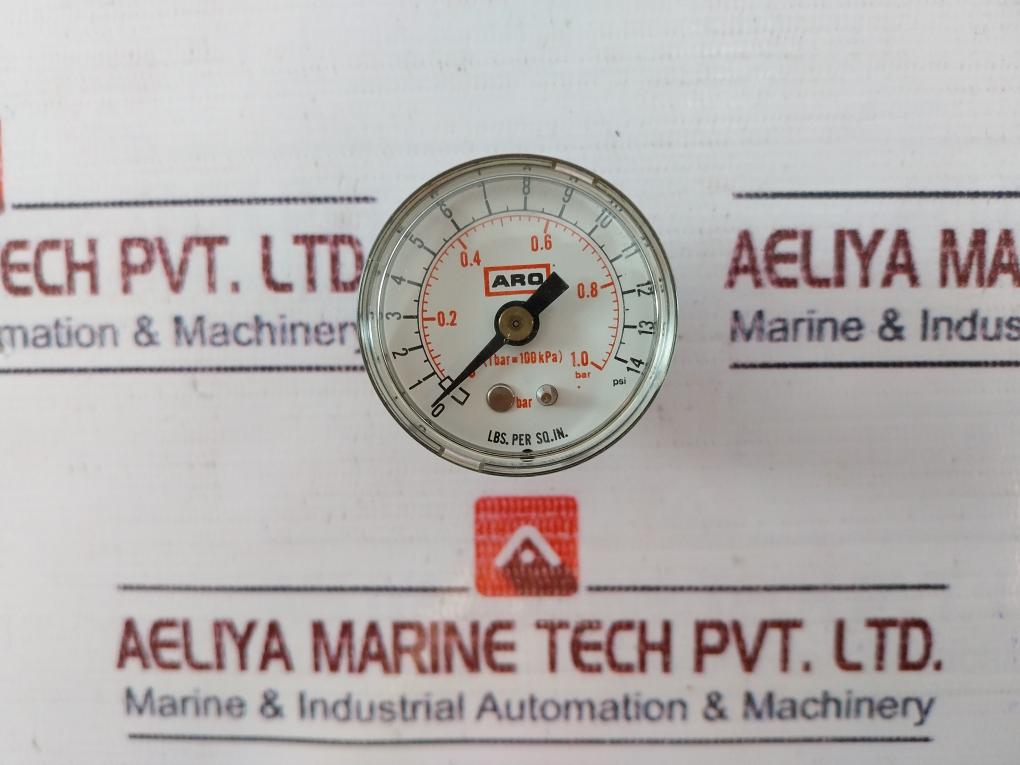 Aro 0-14 PSI Pressure Gauge