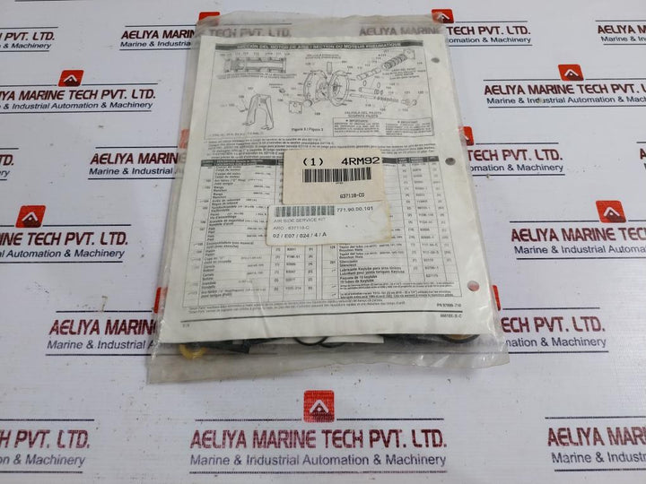 Aro 637118-c Air Side Service Kit 637118-cg/66610x-x-c/771.90.00.101