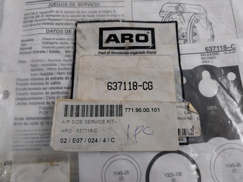 Aro 637118-c Air Side Service Kit 637118-cg/66610x-x-c/771.90.00.101