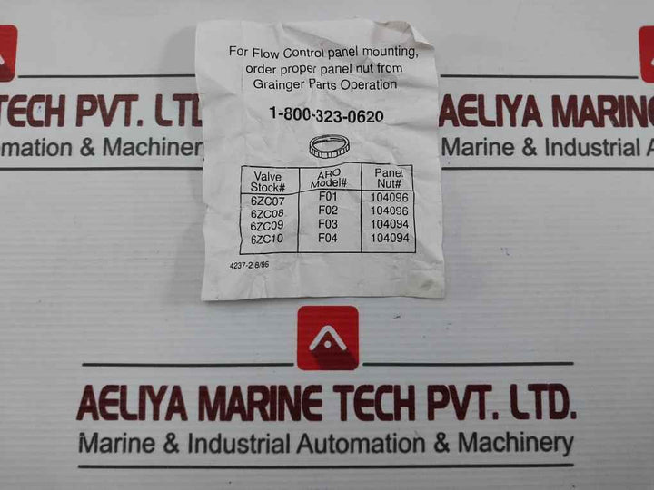 Aro 6Zc08 Flow Control Valve F02