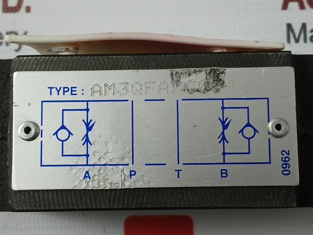 Aron Am3Qfabc004 Modular Flow Regulator Valve