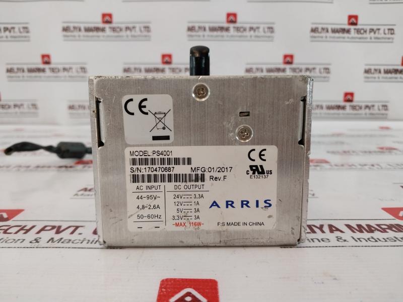 Arris Ps4001 Power Supply For Nc4000Sg Optical Nodes E132137